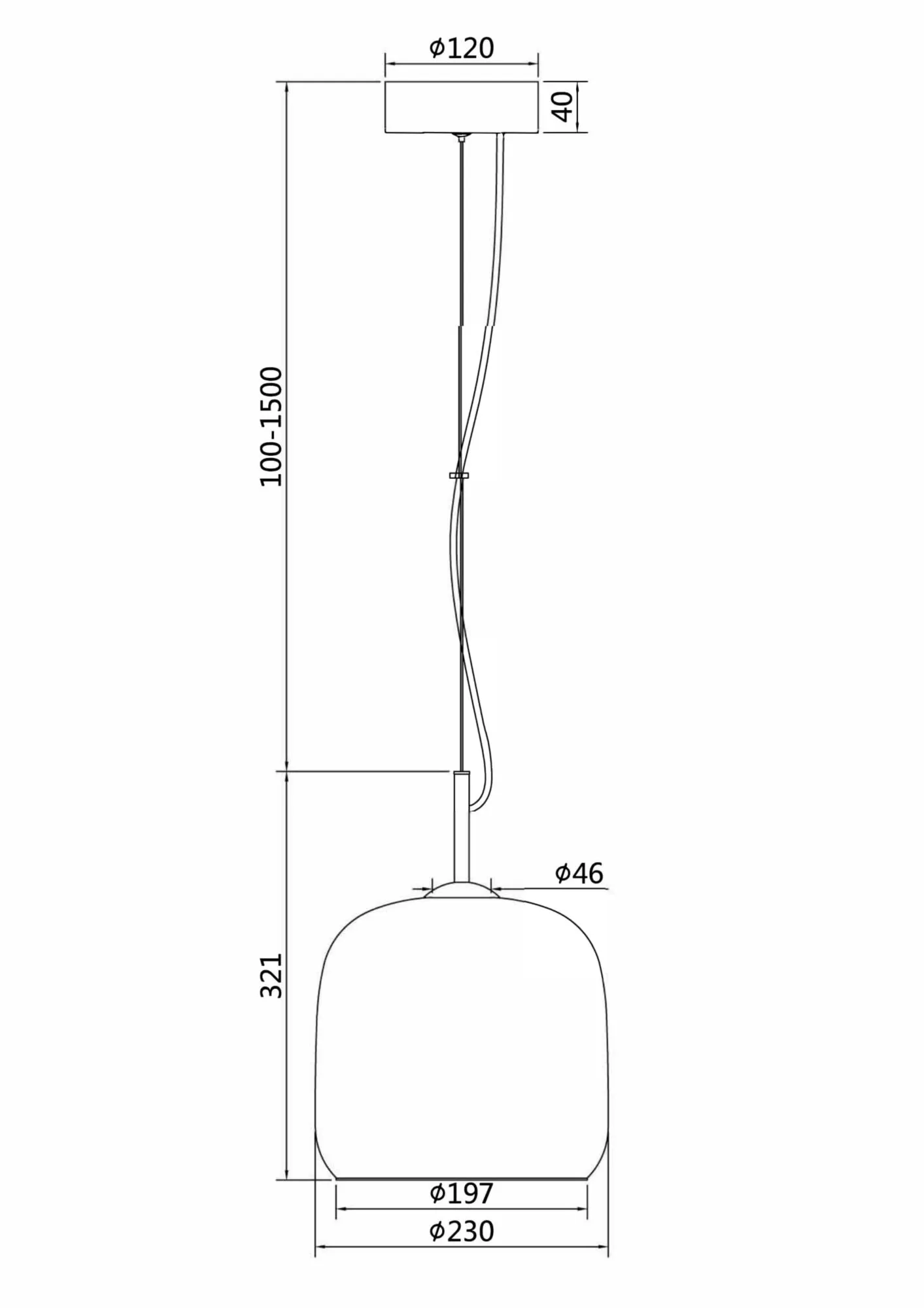 картинка Подвесной светильник Maytoni MOD128PL-L6AM