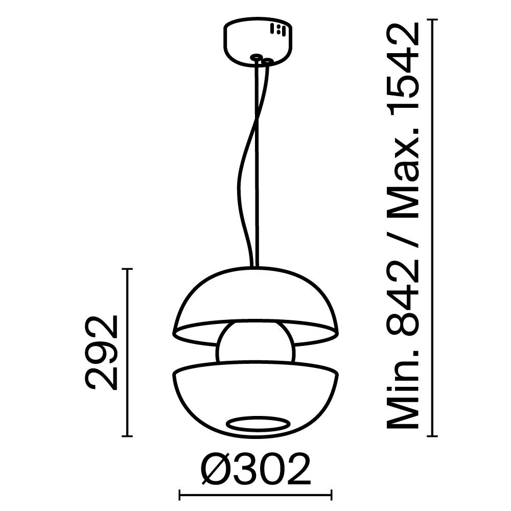 картинка Подвесной светильник Maytoni MOD322PL-L6B3K
