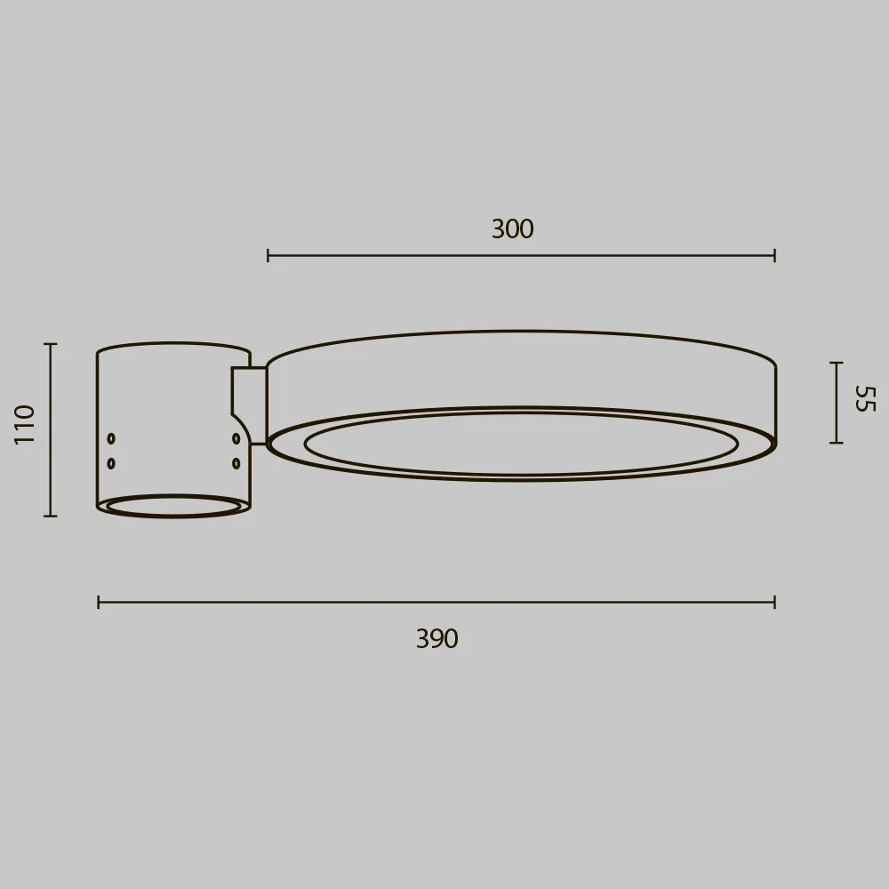 картинка Парковый светильник Outdoor O472H-L50GF3K