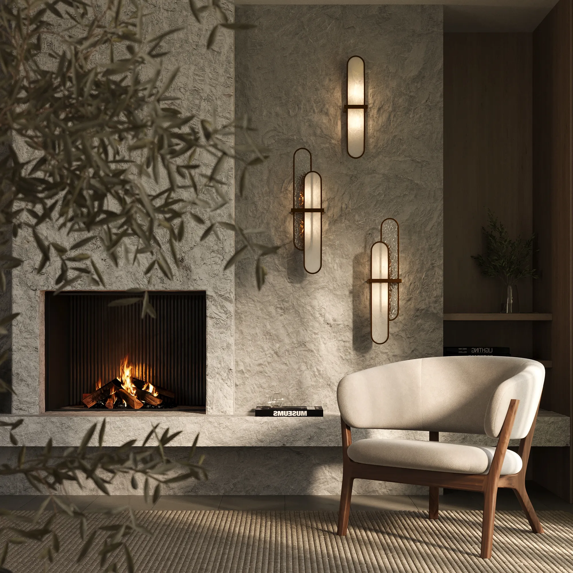 картинка Настенный светильник (бра) Maytoni MOD099WL-02G2