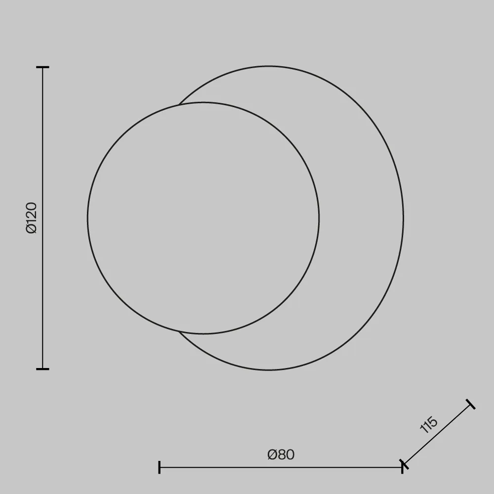 картинка Настенный светильник (бра) Maytoni MOD331WL-L3BS3K