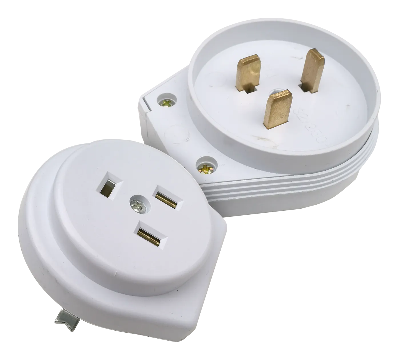 картинка Разъем печной РШ/ВШ 32А 250В пластиковый встраиваемый белый 9133 IN HOME