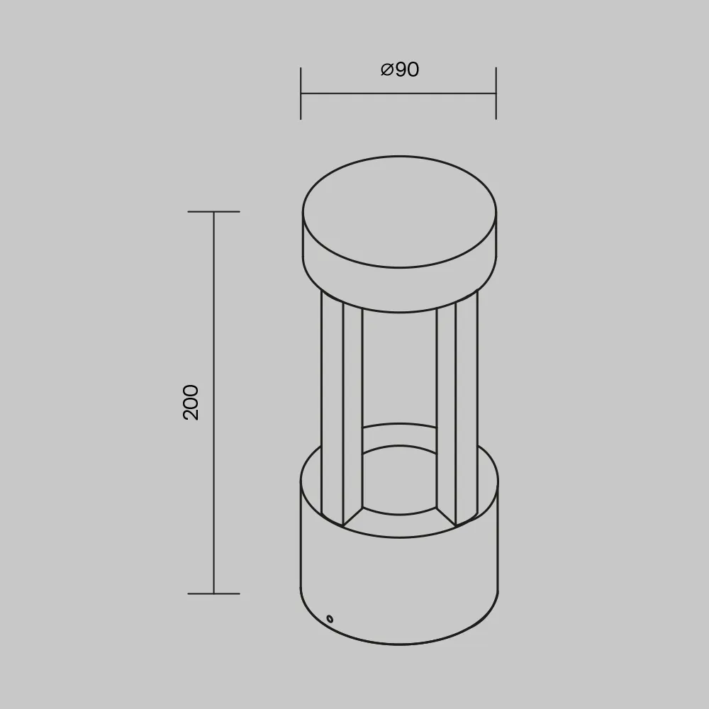 картинка Настенный светильник (бра) Outdoor O458WL-L9GF3K