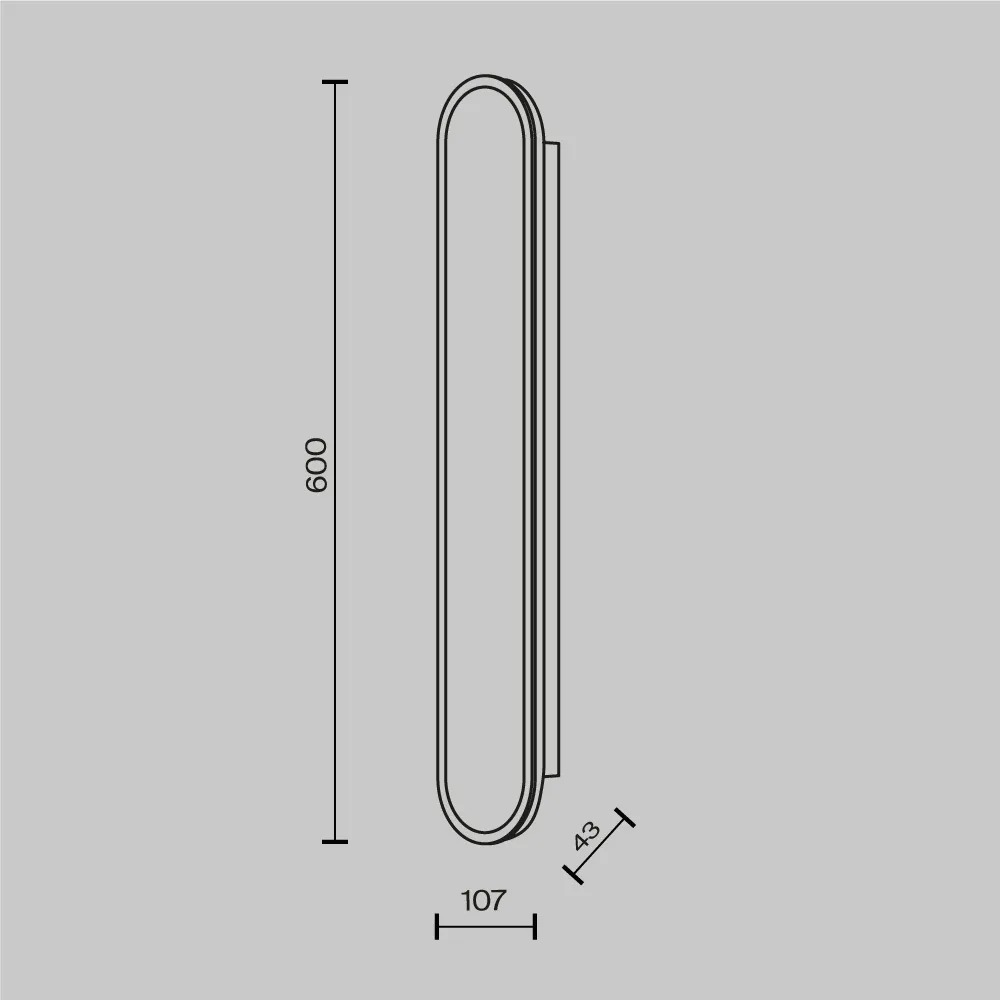 картинка Настенный светильник (бра) Maytoni MOD429WL-L30BSK