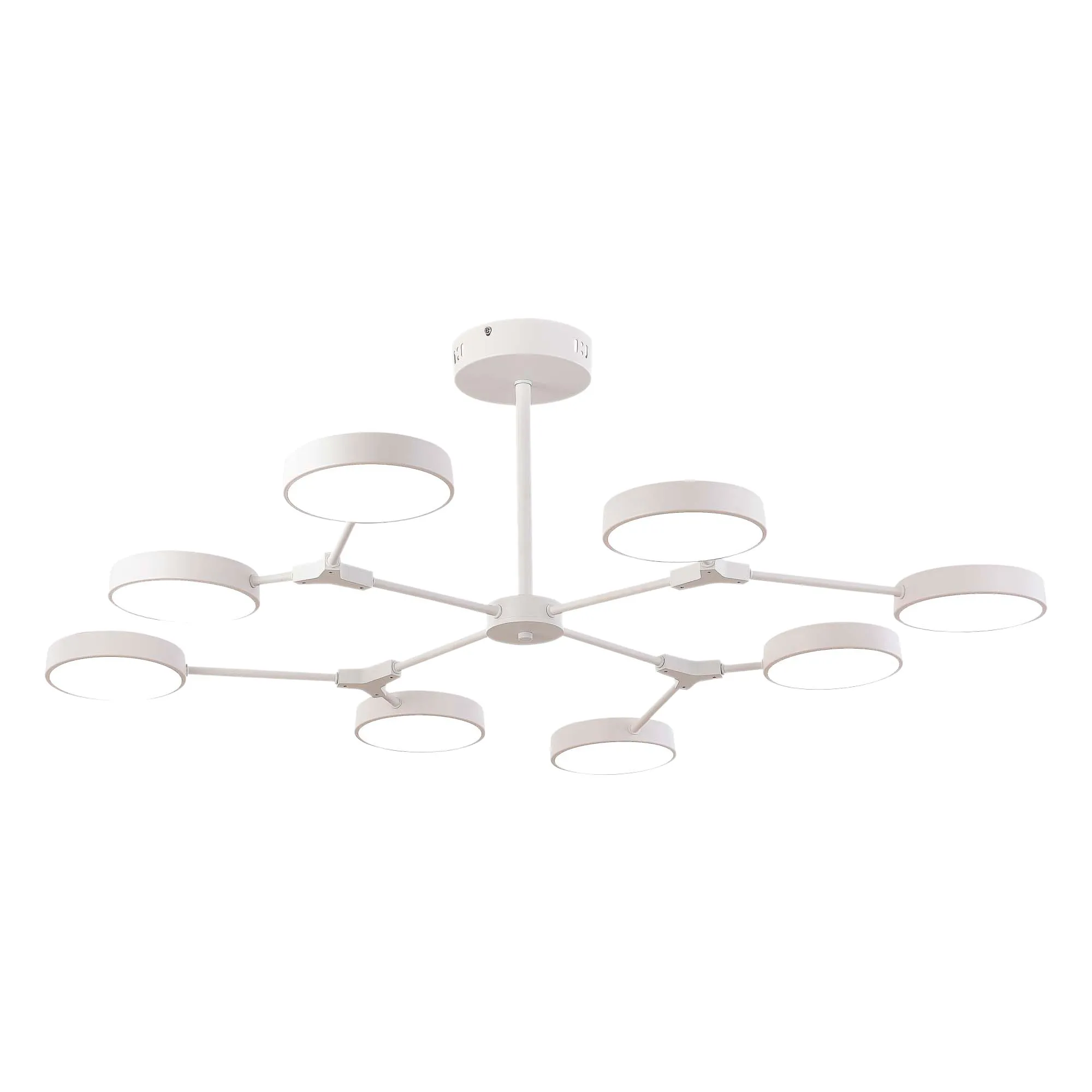 картинка SLE6003-502-08 Светильник потолочный Белый/Белый LED 8*10W
