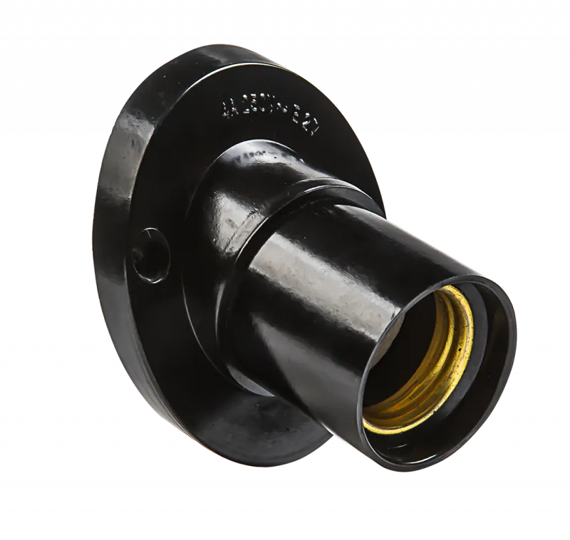 картинка Патрон Е27 Ф П-02 Е27 карболитовый настенный IN HOME