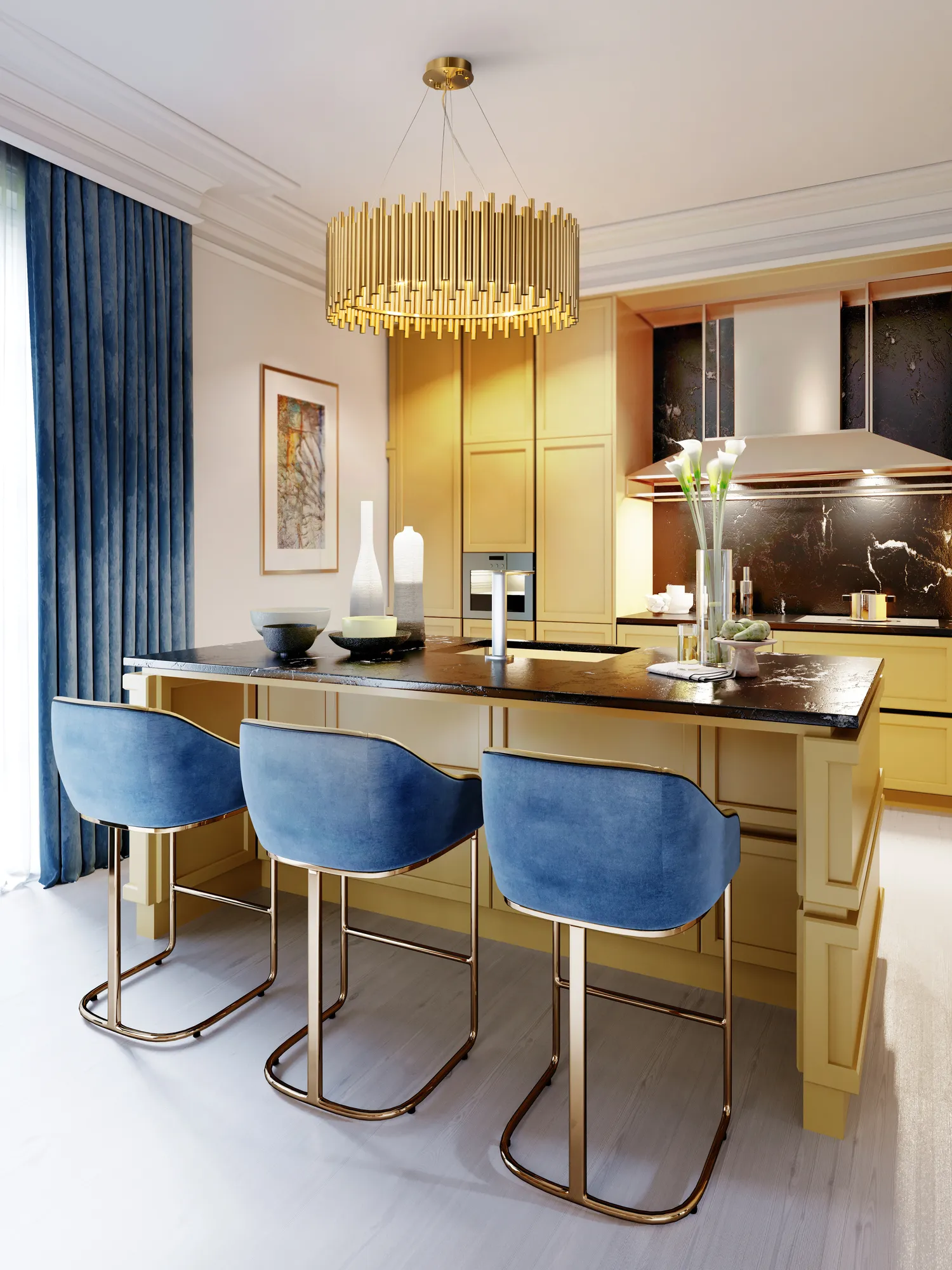 картинка Подвесной светильник Maytoni MOD135PL-08BS