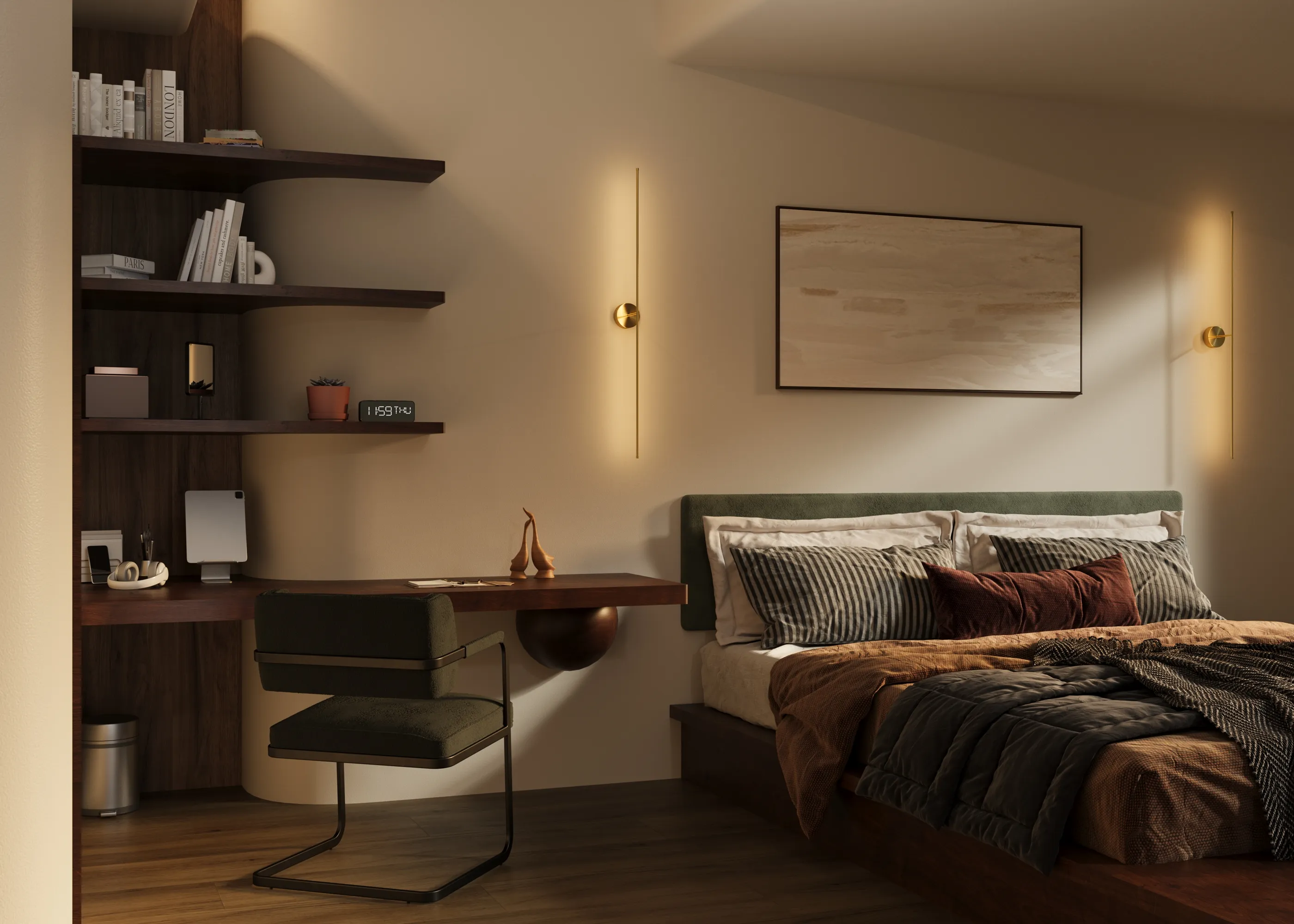 картинка Настенный светильник (бра) Technical C084WL-L18BS2.7K