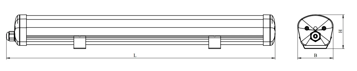 картинка Светильник Luxe 236 LED с БАП