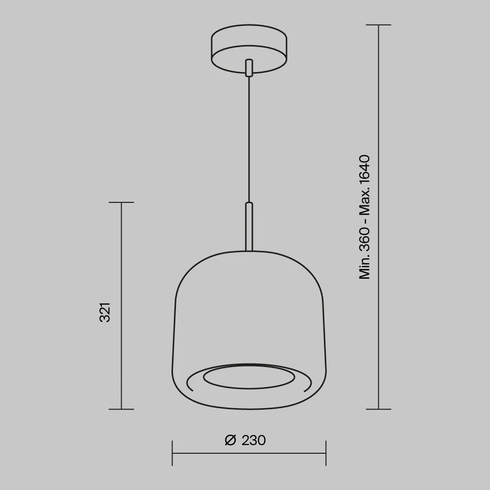 картинка Подвесной светильник Maytoni MOD128PL-L6AM
