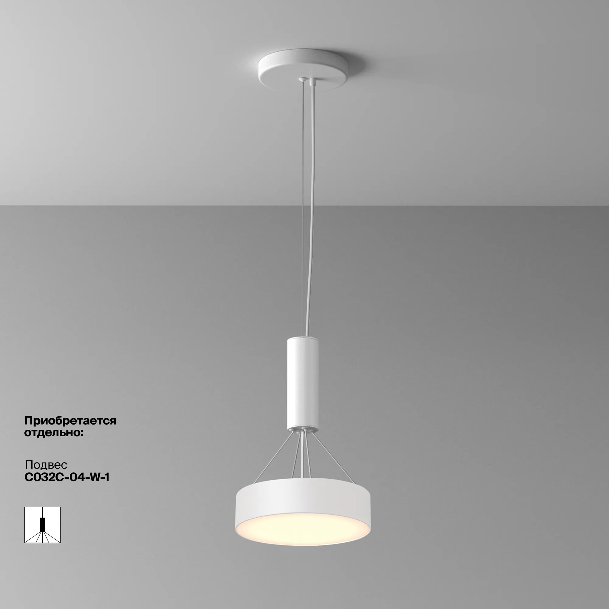 картинка Потолочный светильник Technical C032CL-24W3K-RD-W