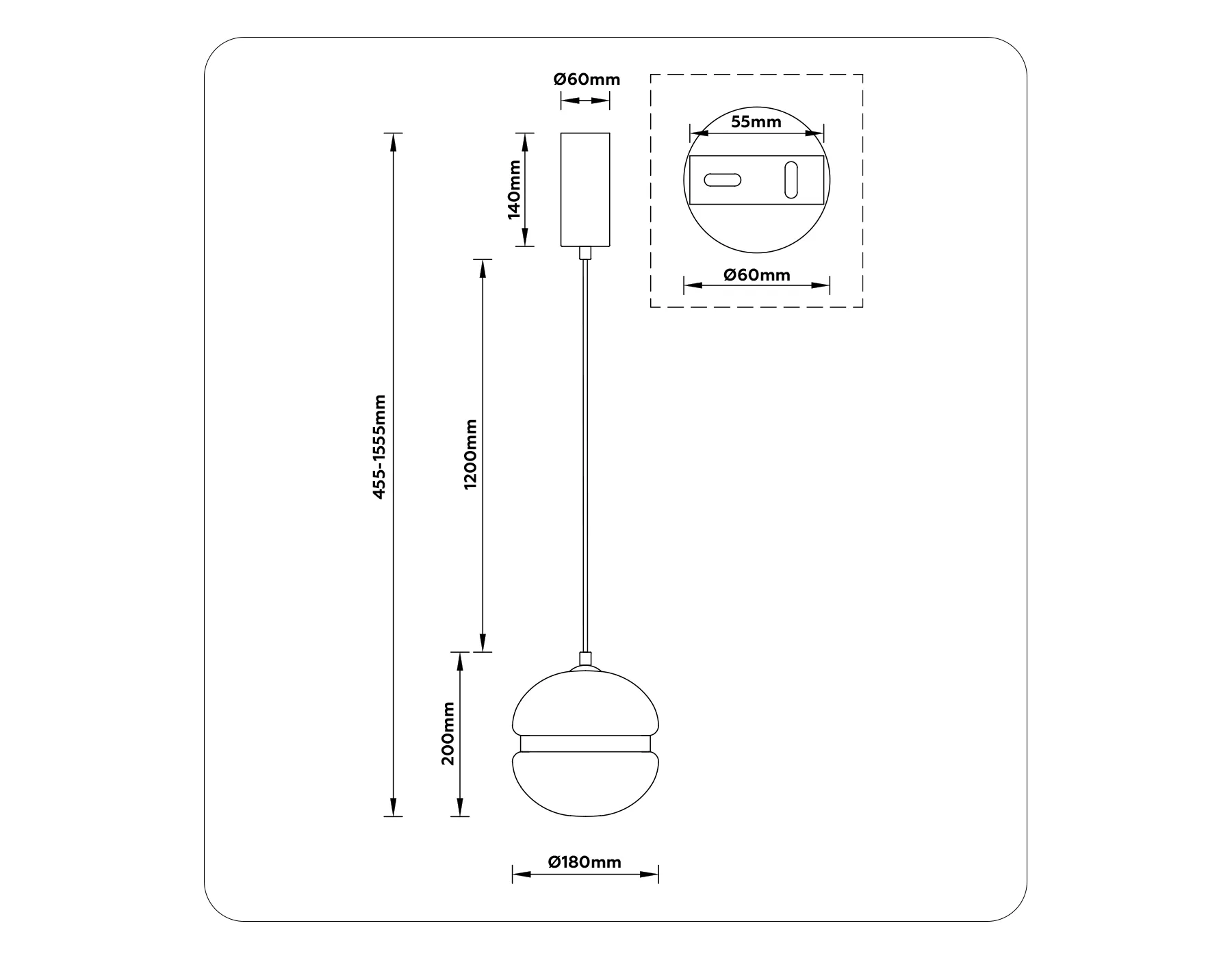 картинка Подвесной светодиодный светильник