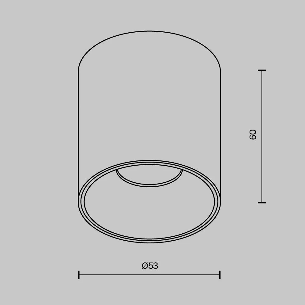 картинка Потолочный светильник Technical C064CL-5W3K-RD-B