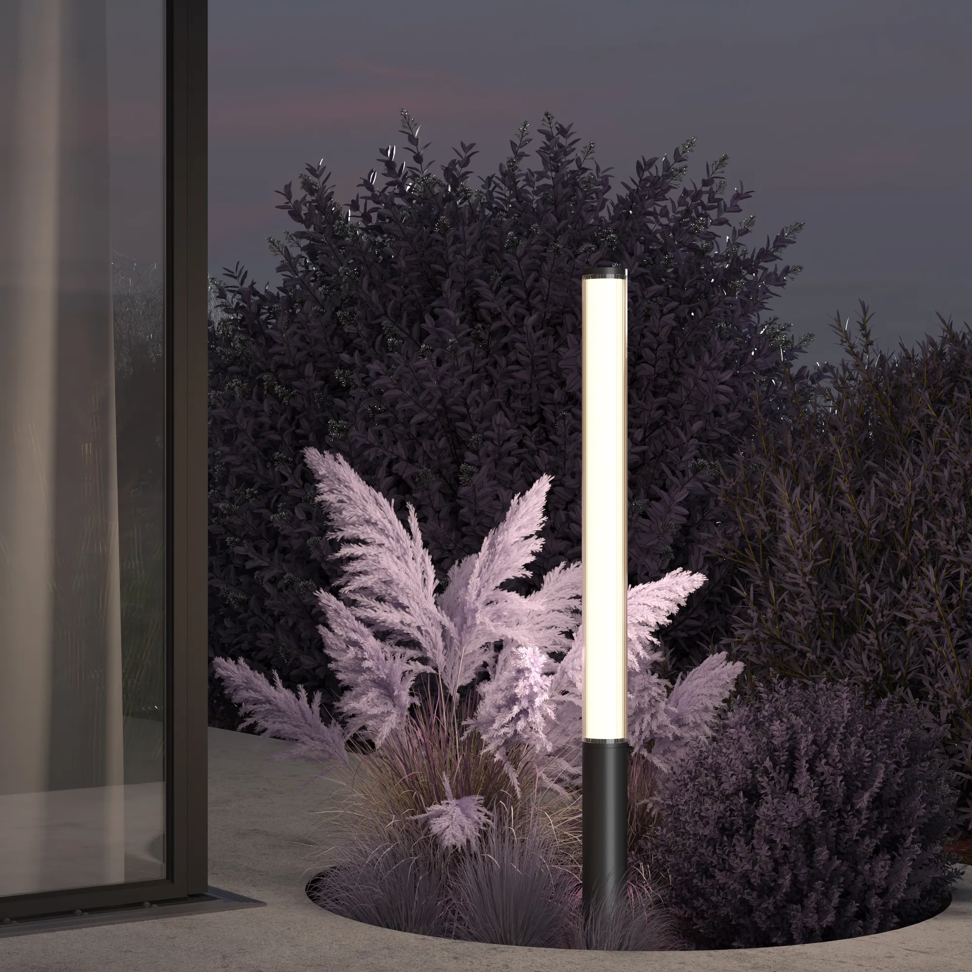 картинка Садово-парковый светильник Outdoor O467FL-L70B3K