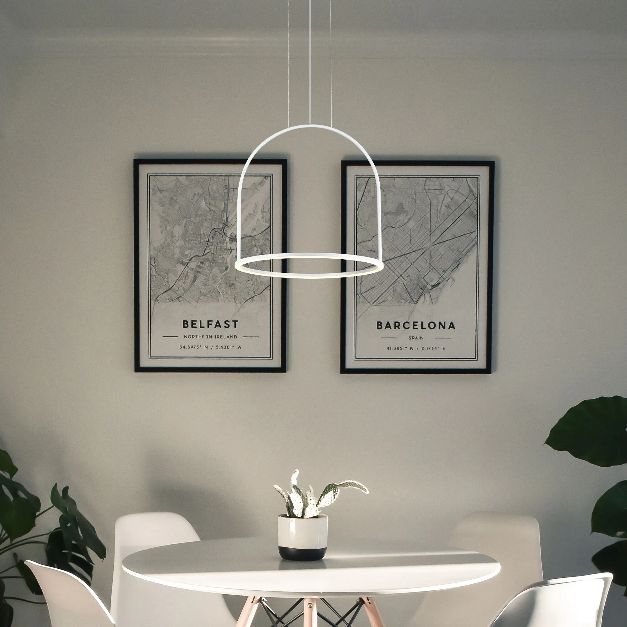 картинка Подвесной светильник 90322/1 белый