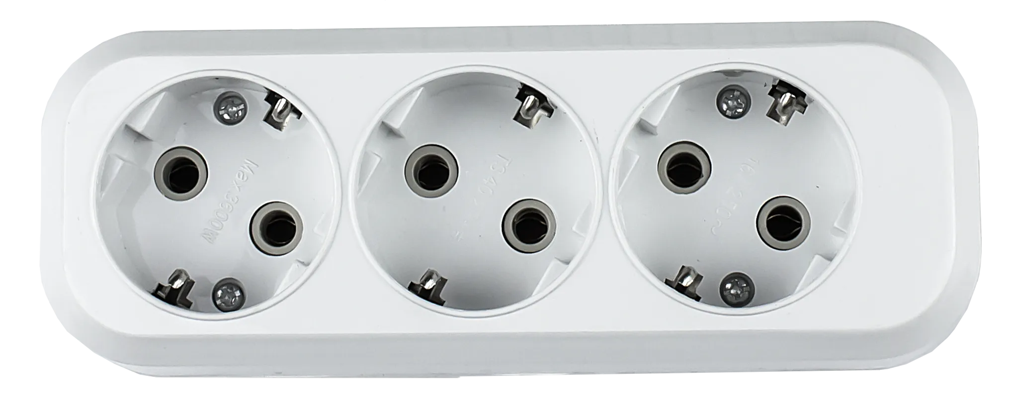 картинка Колодка УЗ-3-GRAND трехместная с заземлением 5130 IN HOME