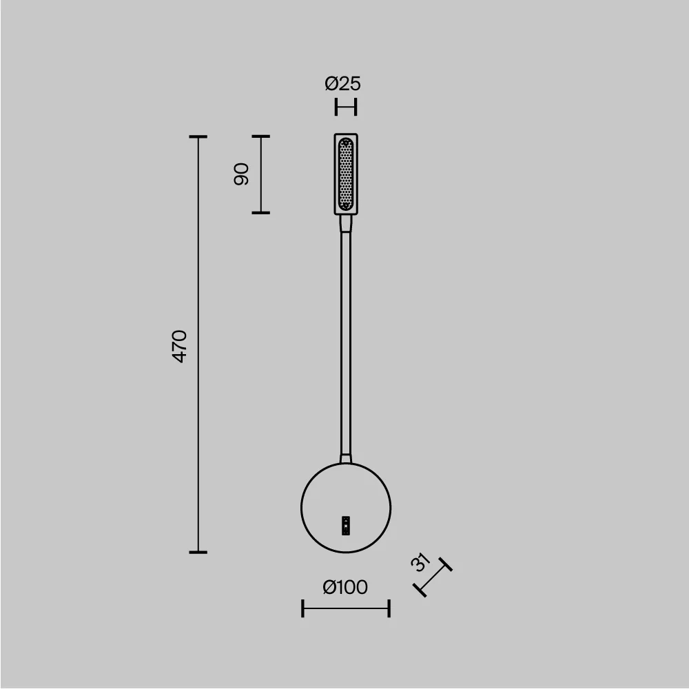 картинка Настенный светильник (бра) Technical C035WL-L3CH3K