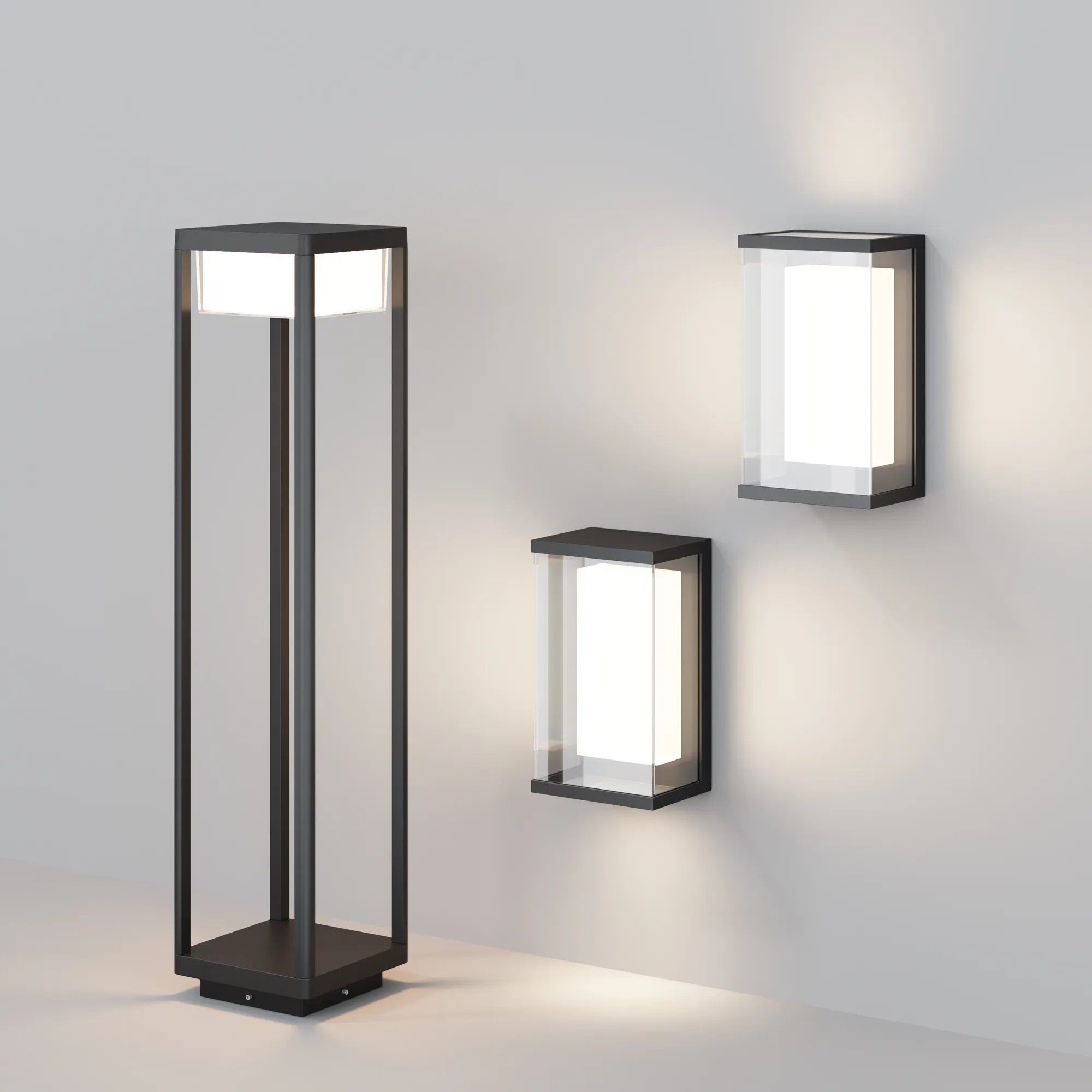 картинка Настенный светильник (бра) Outdoor O021WL-L10B3K