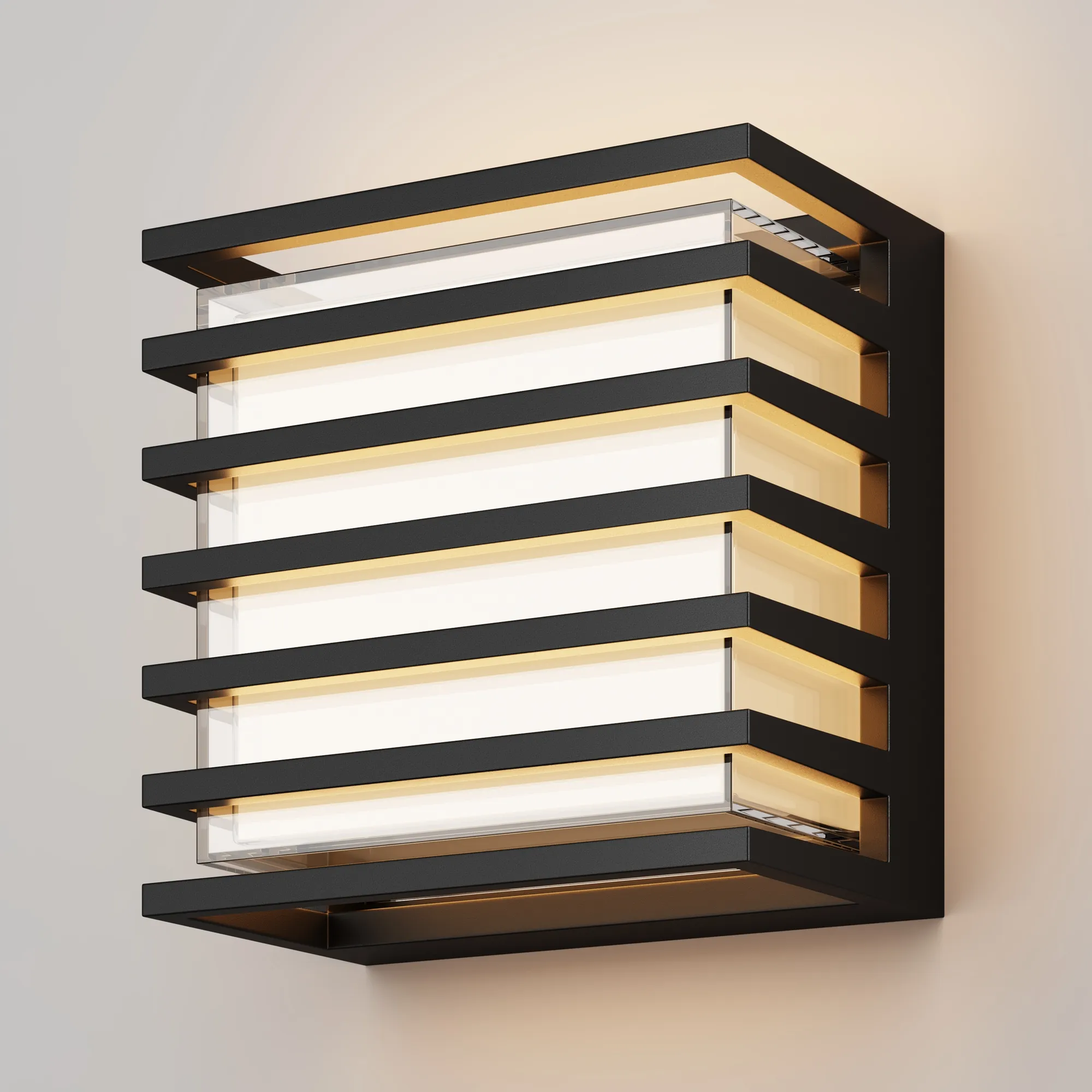 картинка Настенный светильник (бра) Outdoor O020WL-L10B3K