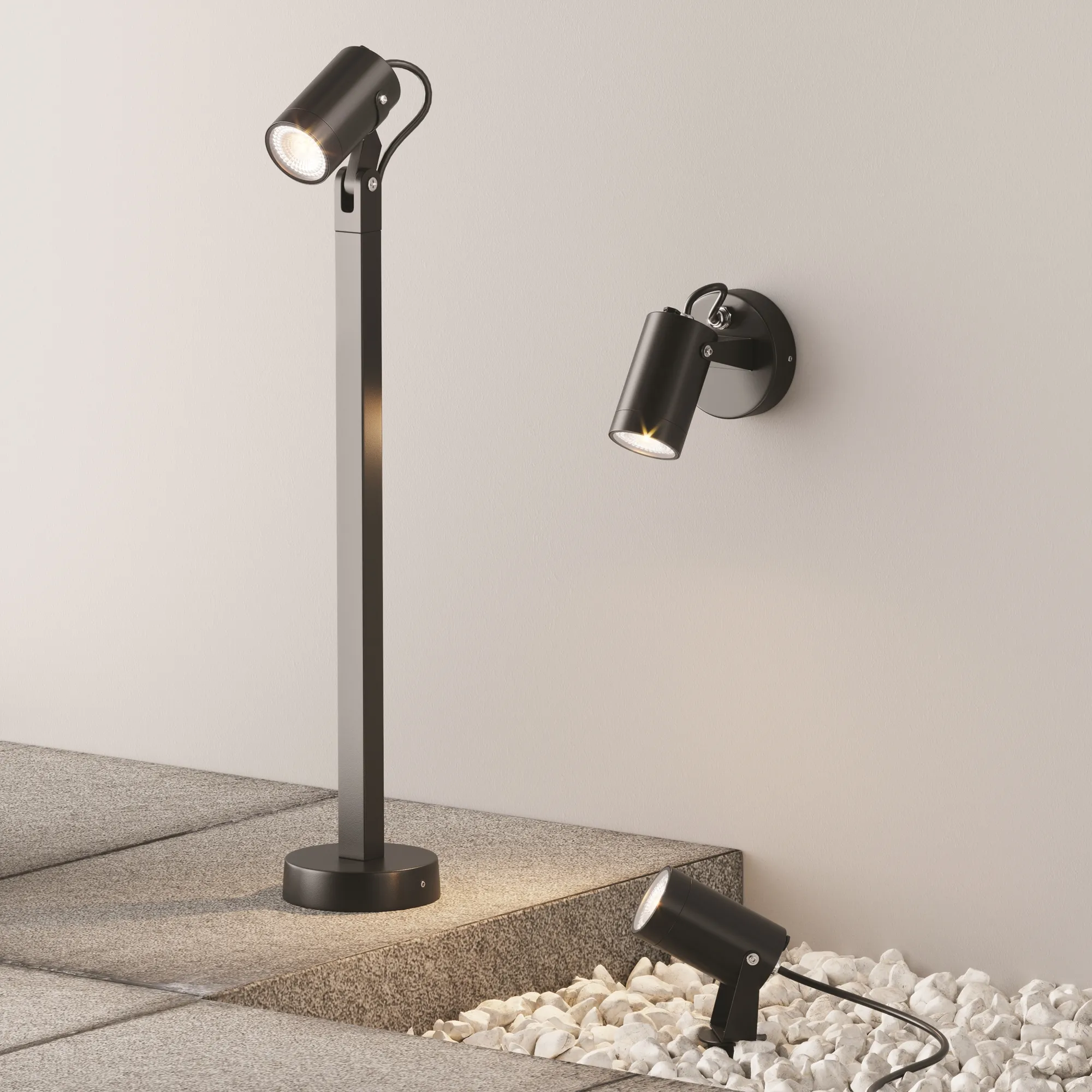 картинка Настенный светильник (бра) Outdoor O025WL-01B