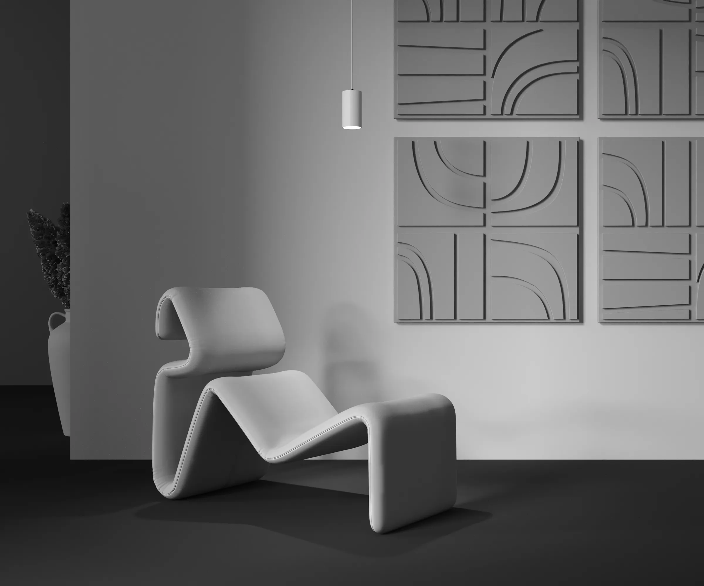 картинка Подвесной светильник Technical P100PL-20W3K-W