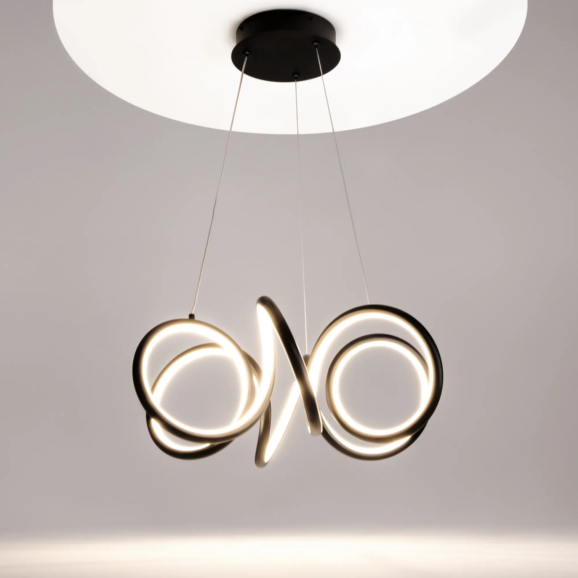 картинка Подвесной светильник Maytoni MOD241PL-L60BK