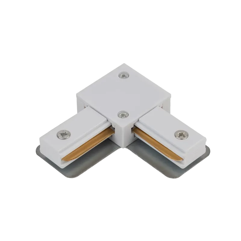 картинка Коннектор L-тип LRB-WH для шинопровода RB белый IN HOME