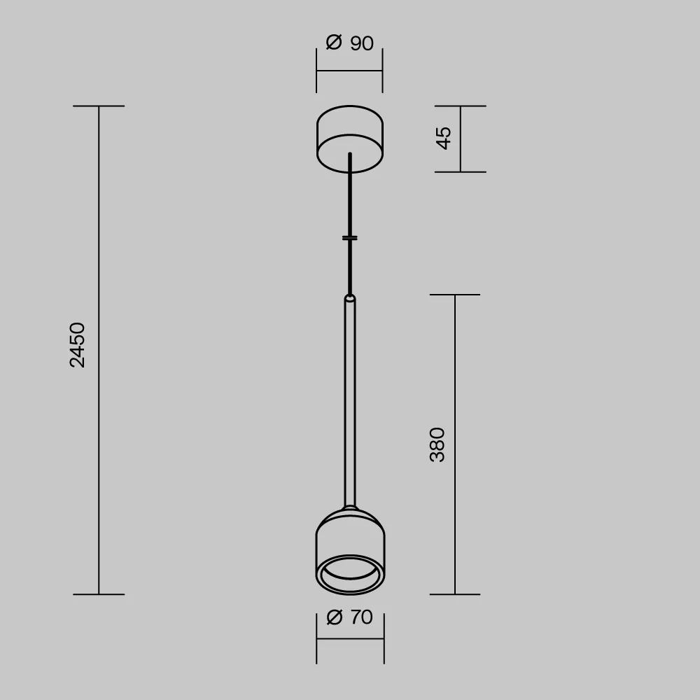 картинка Подвесной светильник Outdoor O491PL-L6W3K