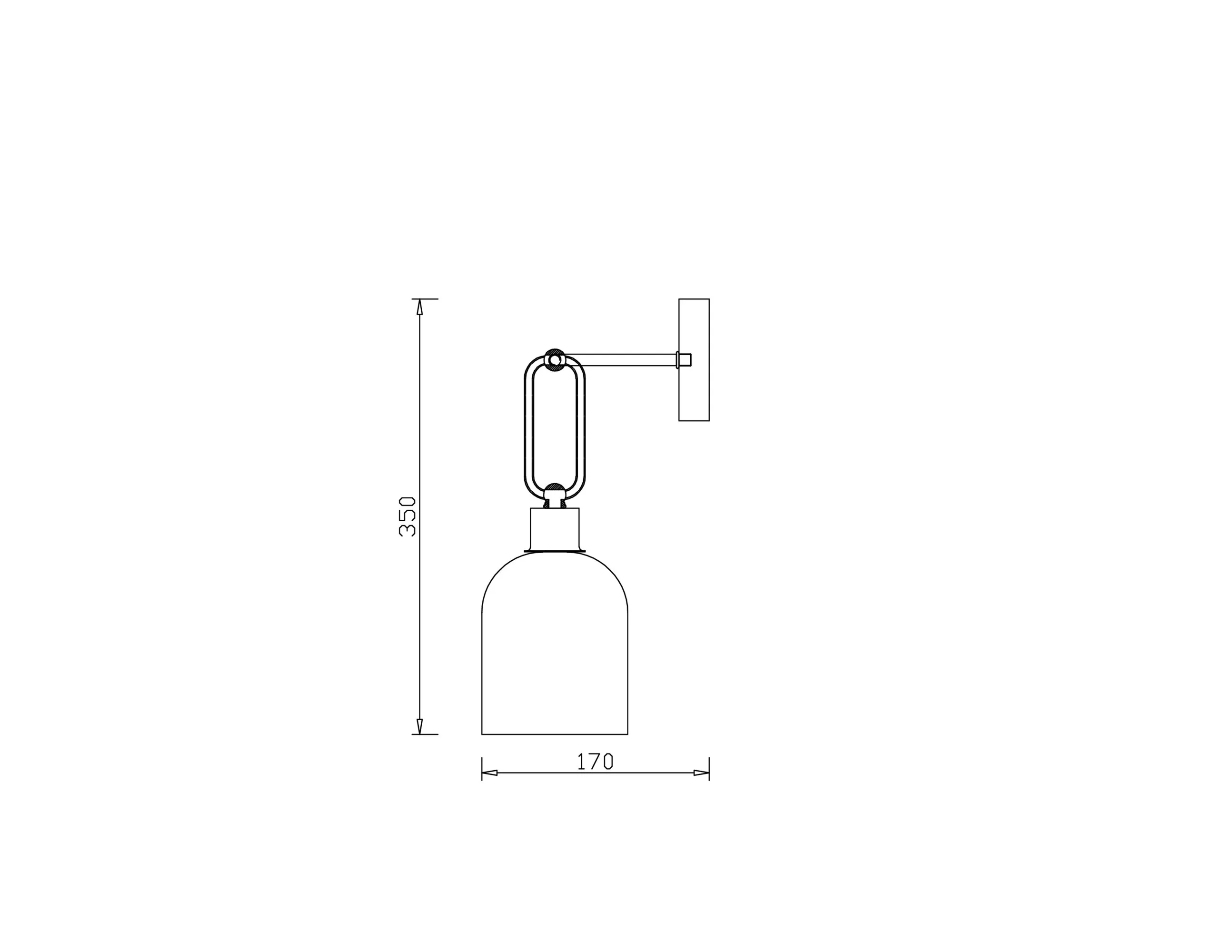 картинка Настенный светильник (бра) Freya FR5178WL-01N
