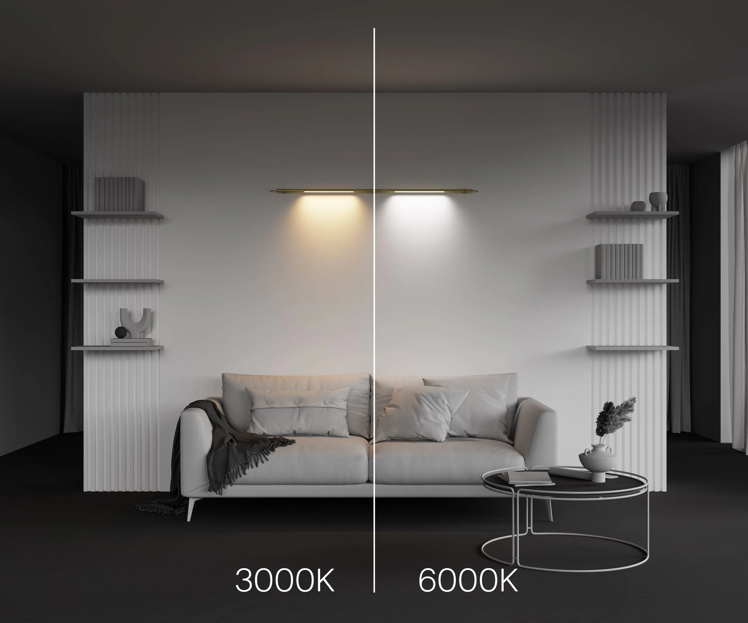 картинка Светильник Technical C100CL-L500-12W3-6K-BS