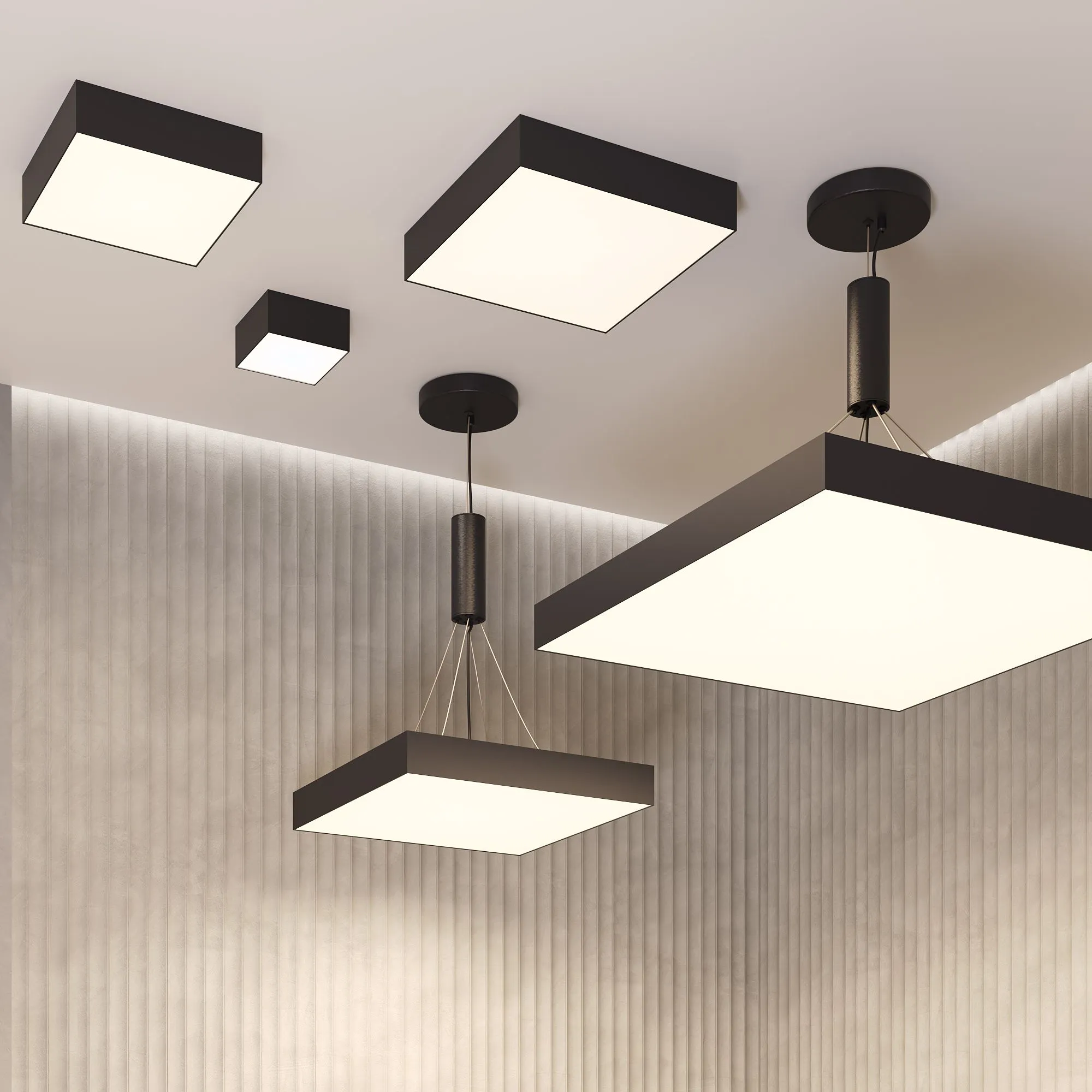 картинка Потолочный светильник Technical C032CL-12W4K-SQ-B