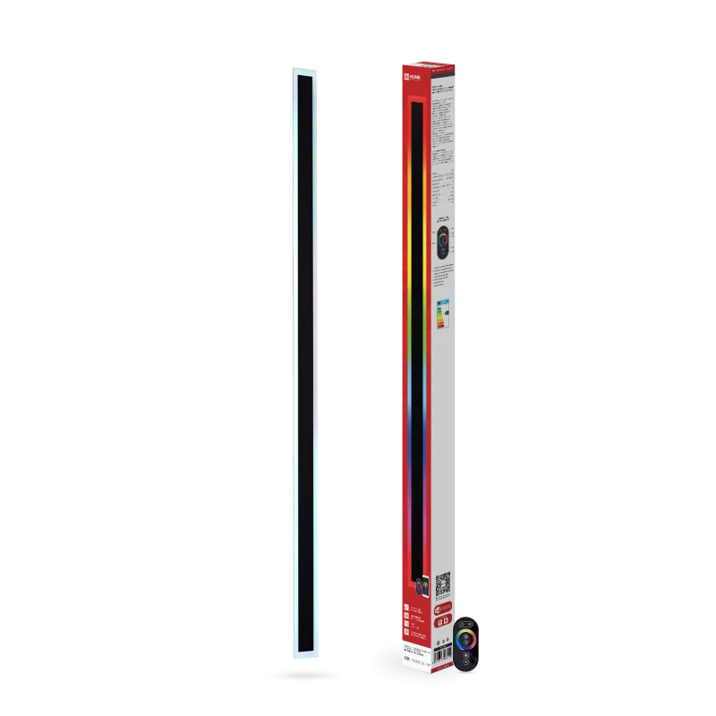 картинка Светильник уличный светодиодный ДБУ MARS120-40RGB-SMART-ВL 40Вт 1200x80 с пультом ДУ IP54 черный IN HOME