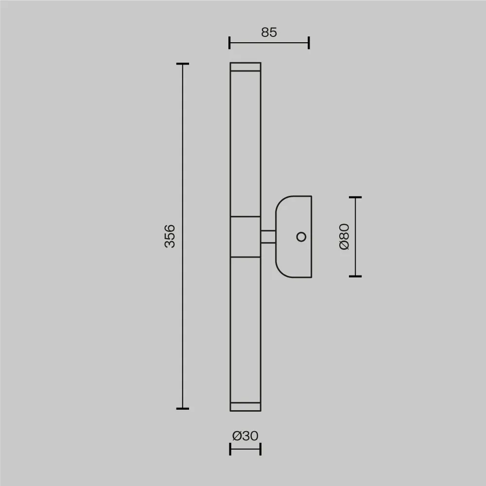 картинка Настенный светильник (бра) Maytoni MOD106WL-L10G3K