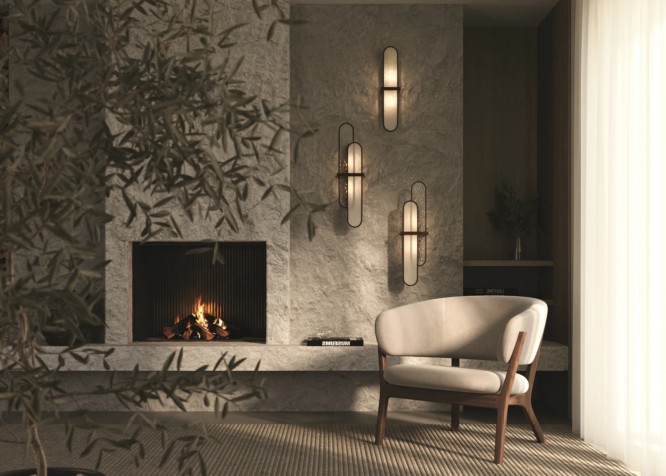 картинка Настенный светильник (бра) Maytoni MOD099WL-02G2