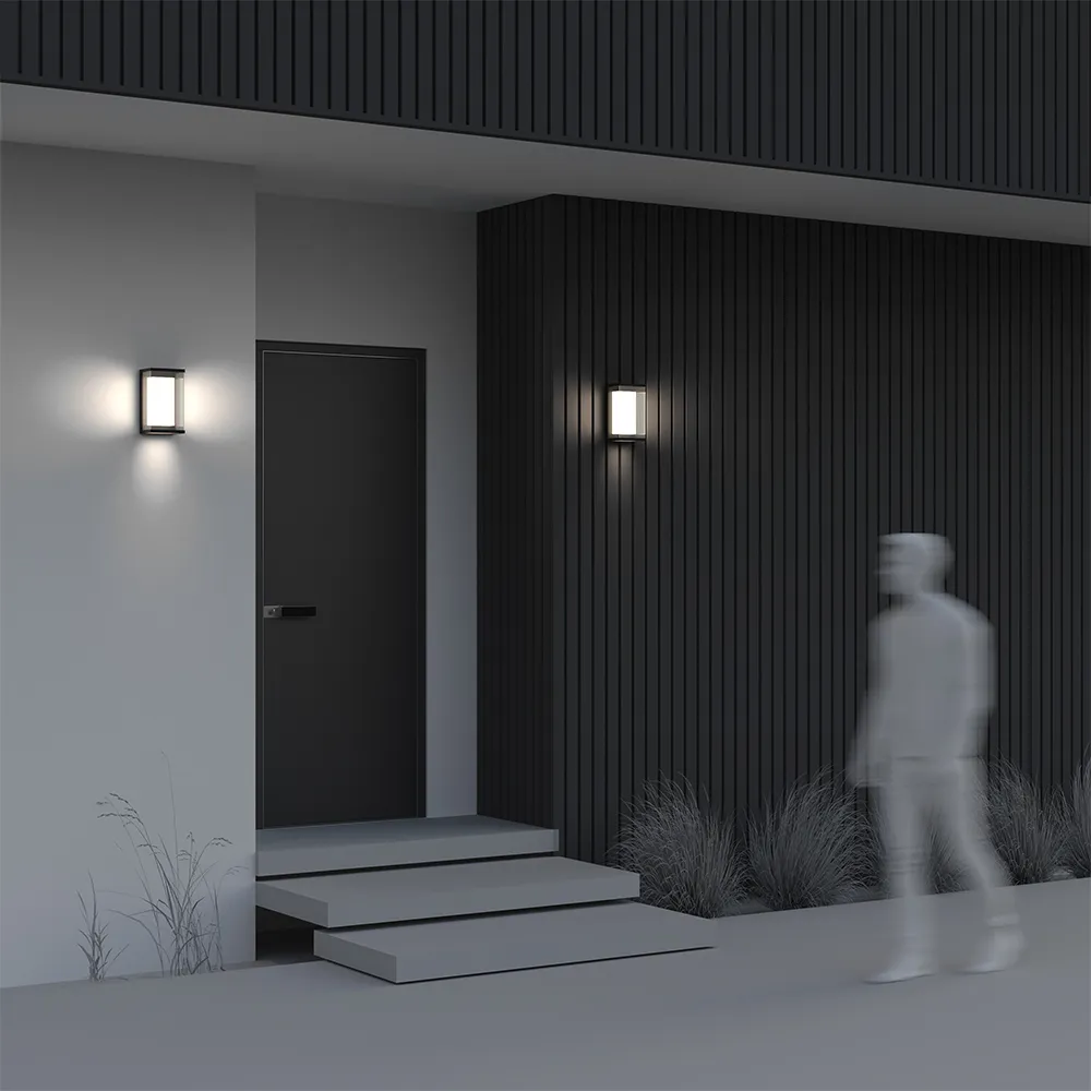 картинка Настенный светильник (бра) Outdoor O021WL-L10B3K