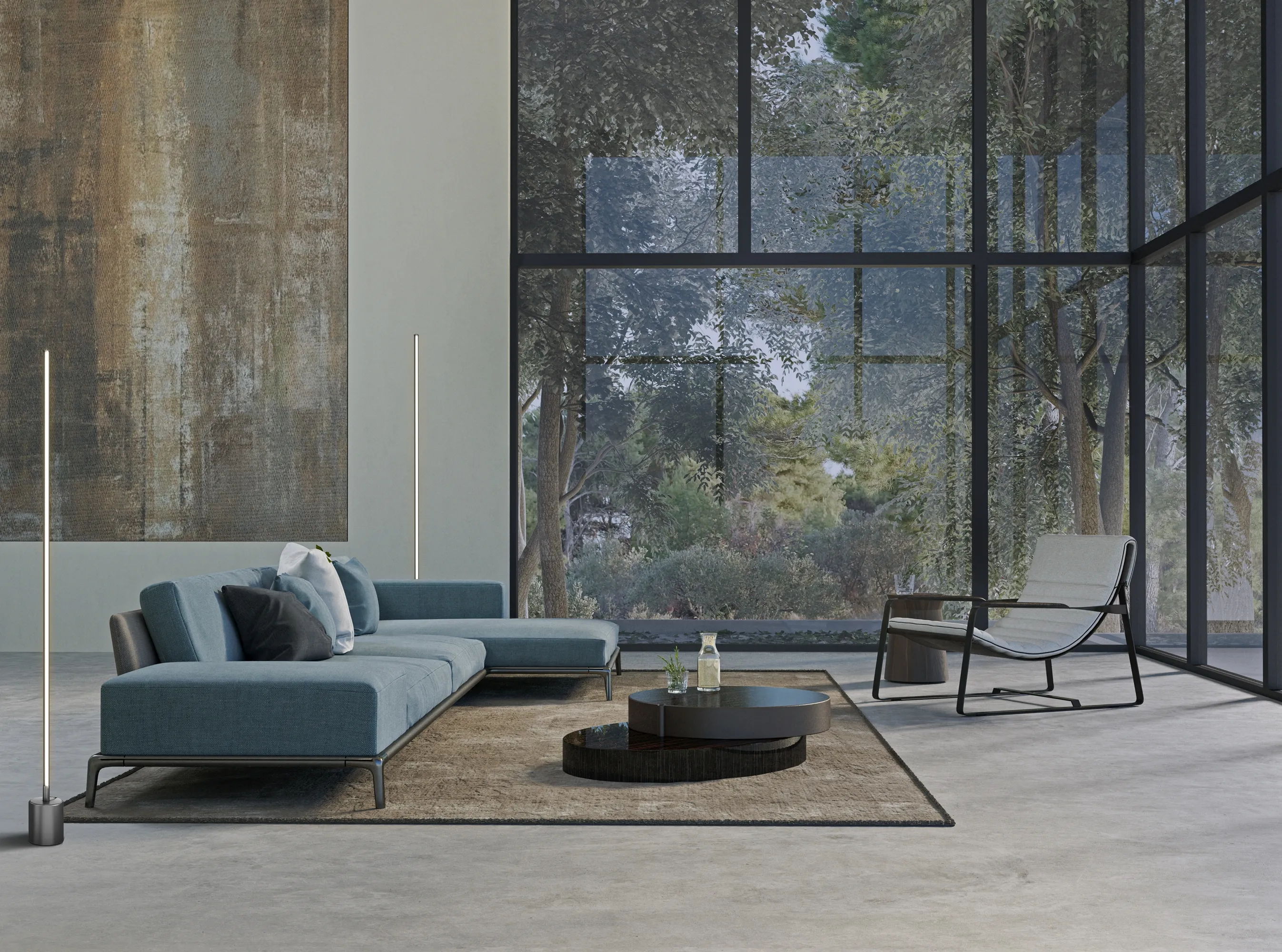 картинка Напольный светильник (торшер) Maytoni MOD147FL-L20BK1