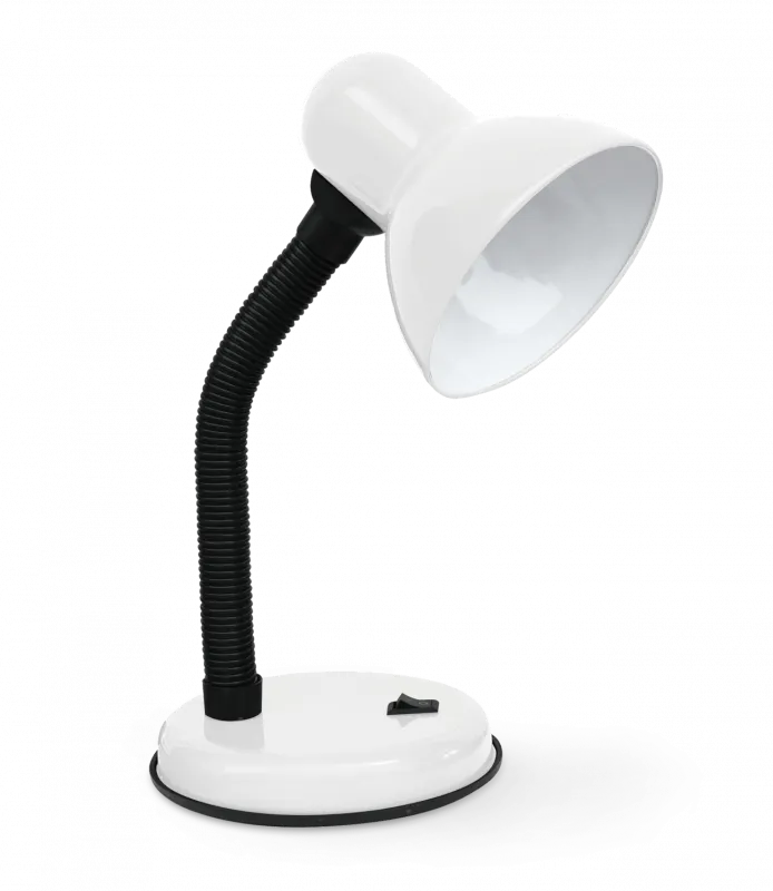 картинка Светильник настольный под лампу на основании СНО 22Б-E27 230В БЕЛЫЙ (с подвесом) IN HOME