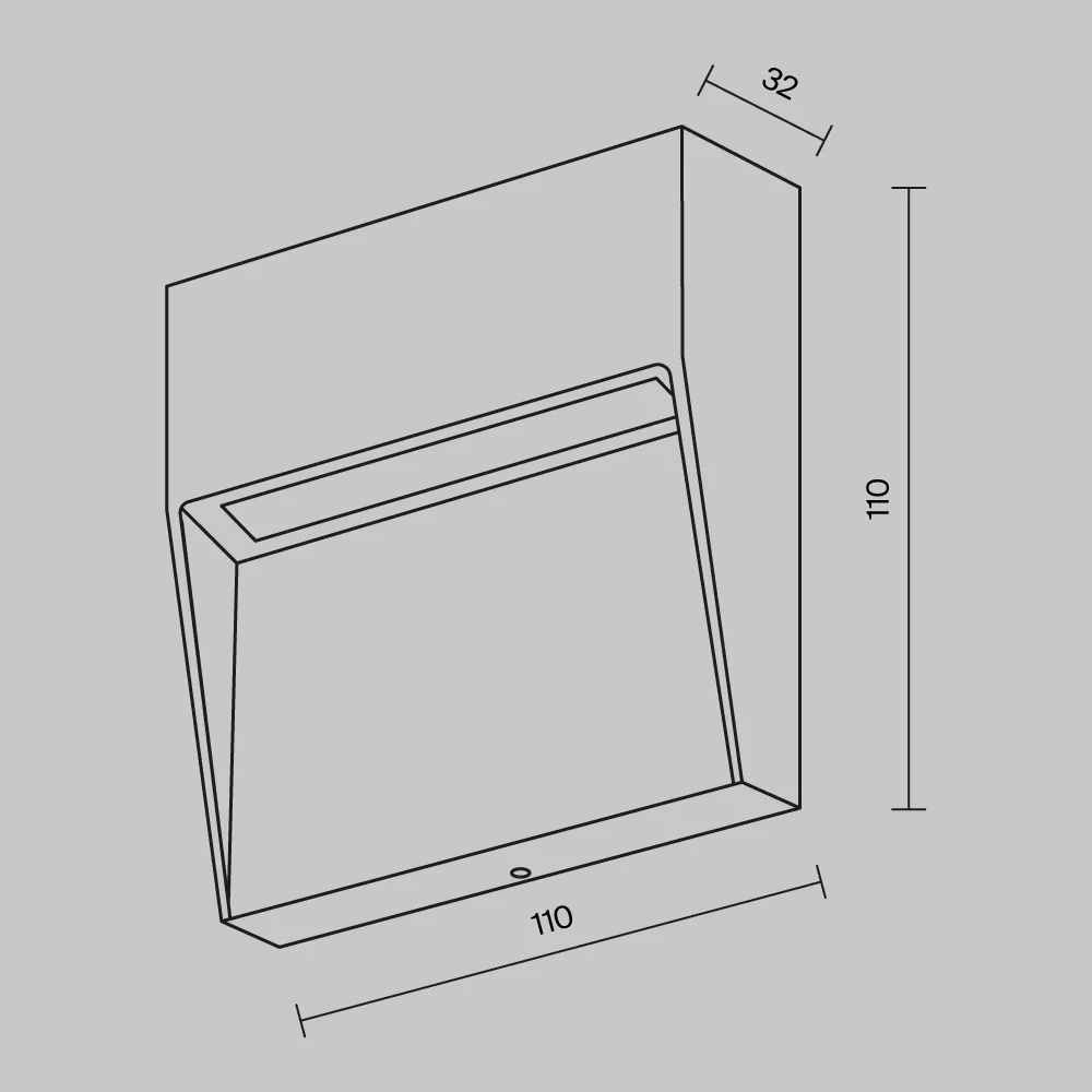 картинка Подсветка для лестниц Outdoor O047SL-L3W3K