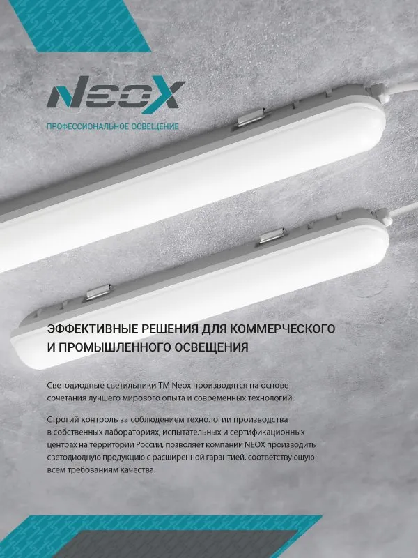 картинка Прожектор светодиодный СДО-7 100Вт 230В 6500К IP65 белый IN HOME