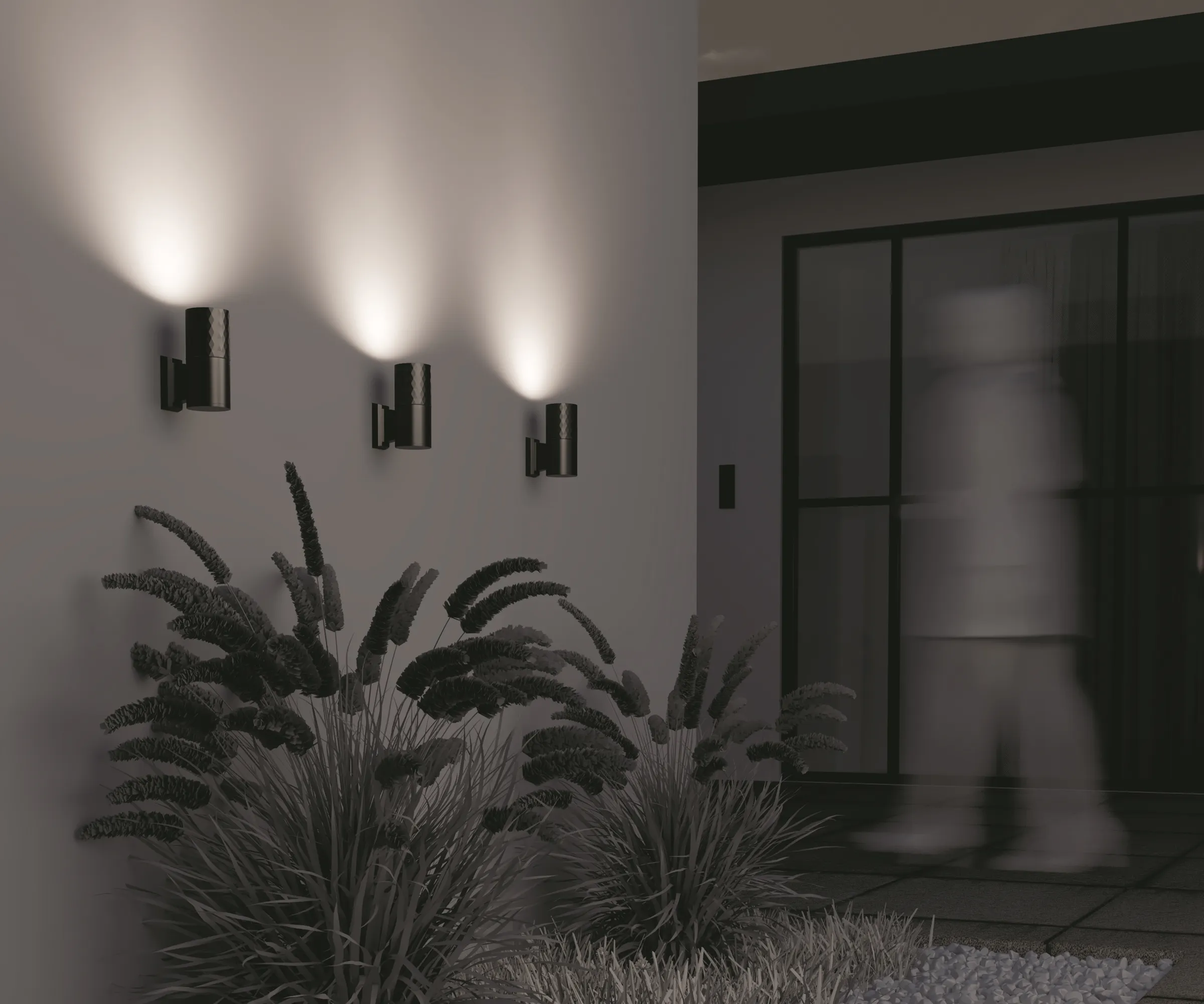 картинка Настенный светильник (бра) Outdoor O583WL-01B