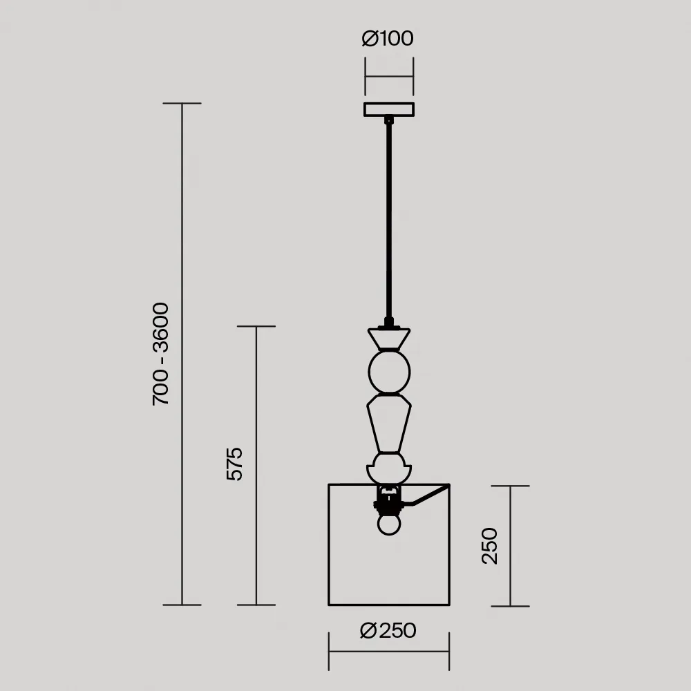 картинка Подвесной светильник Maytoni MOD298PL-01W2