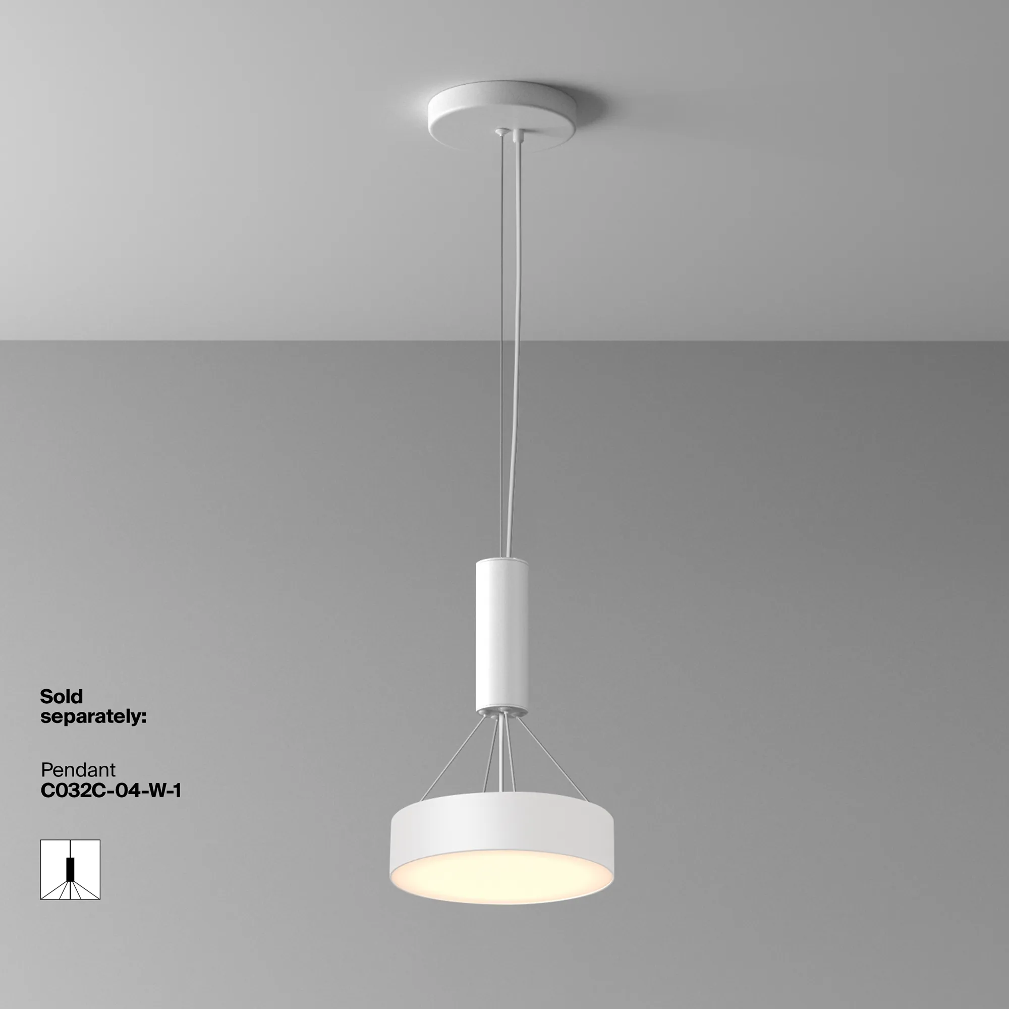 картинка Потолочный светильник Technical C032CL-24W3K-RD-W