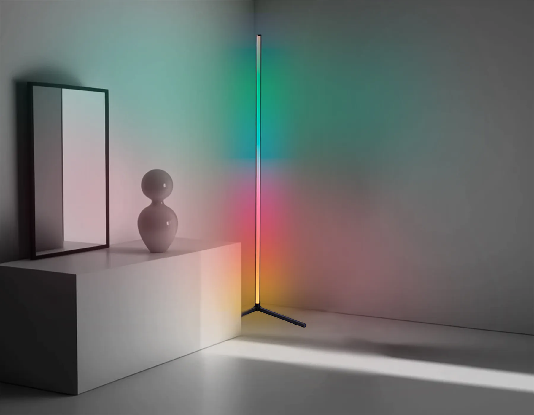 картинка Светильник светодиодный напольный RGB с пультом