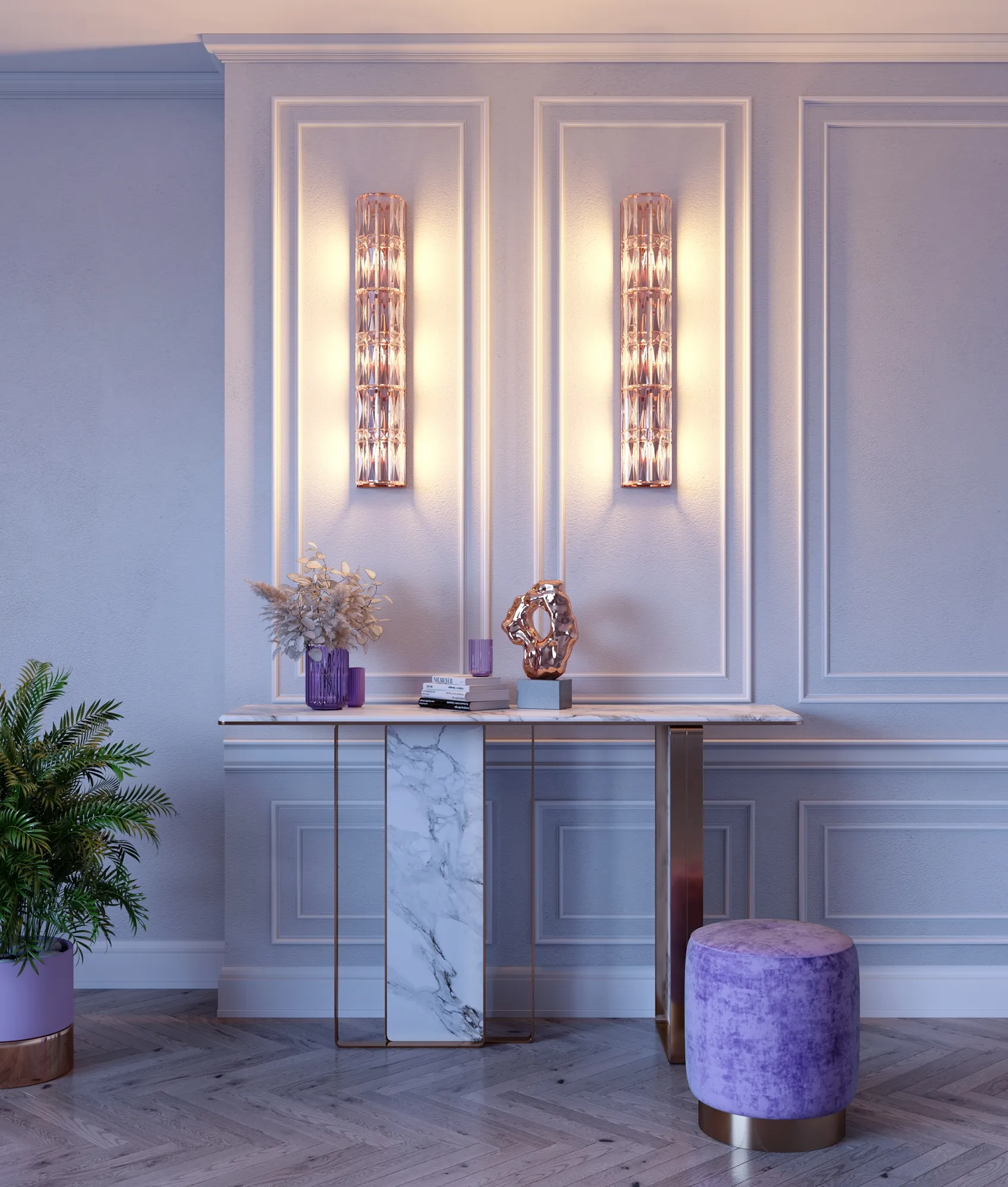 картинка Настенный светильник (бра) Maytoni MOD094WL-03G