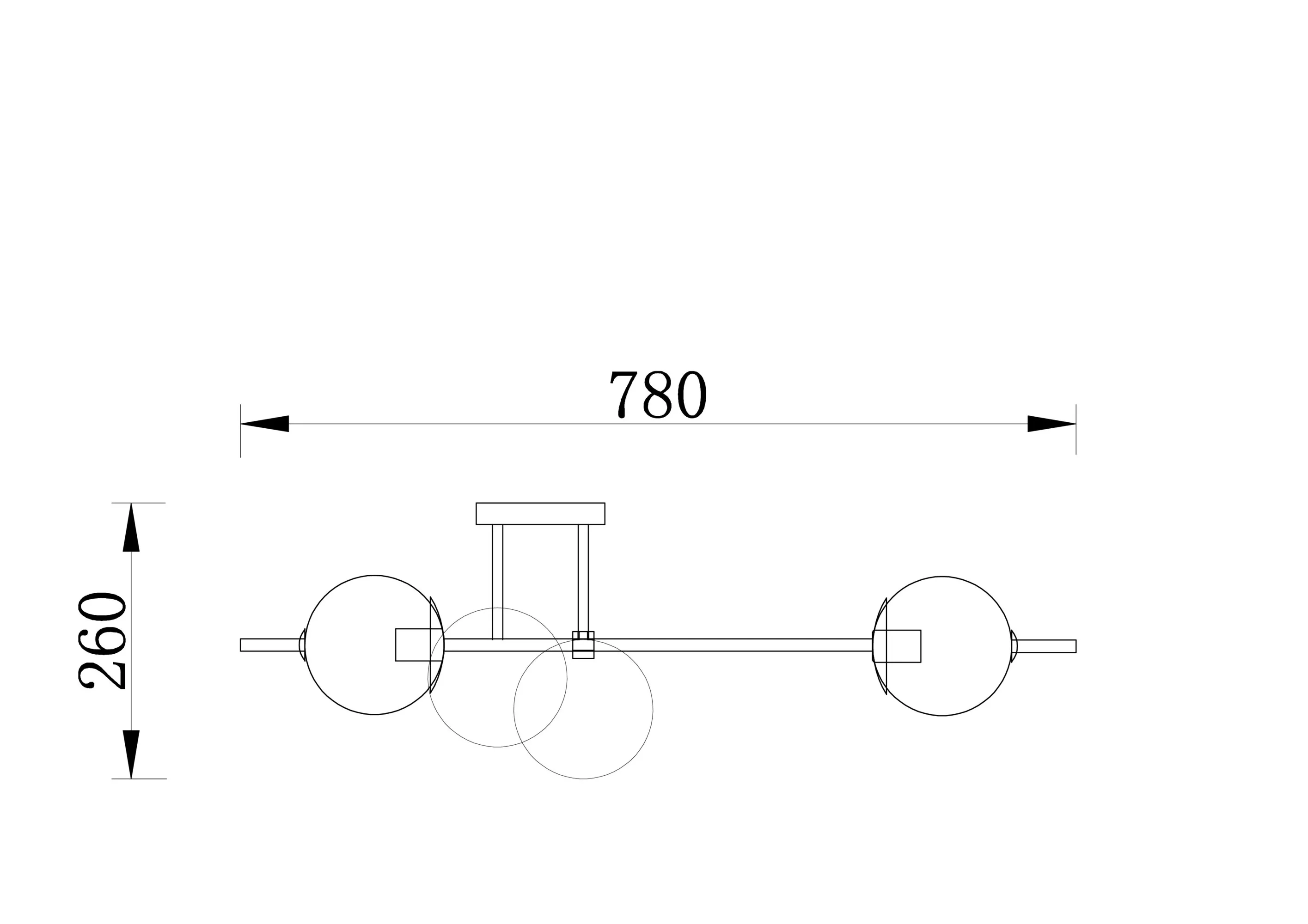 картинка Потолочный светильник Freya FR5205PL-06BS