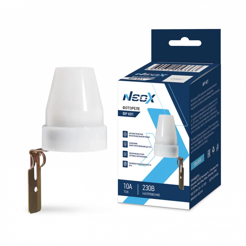 картинка Фотореле ФР 601 10А NEOX