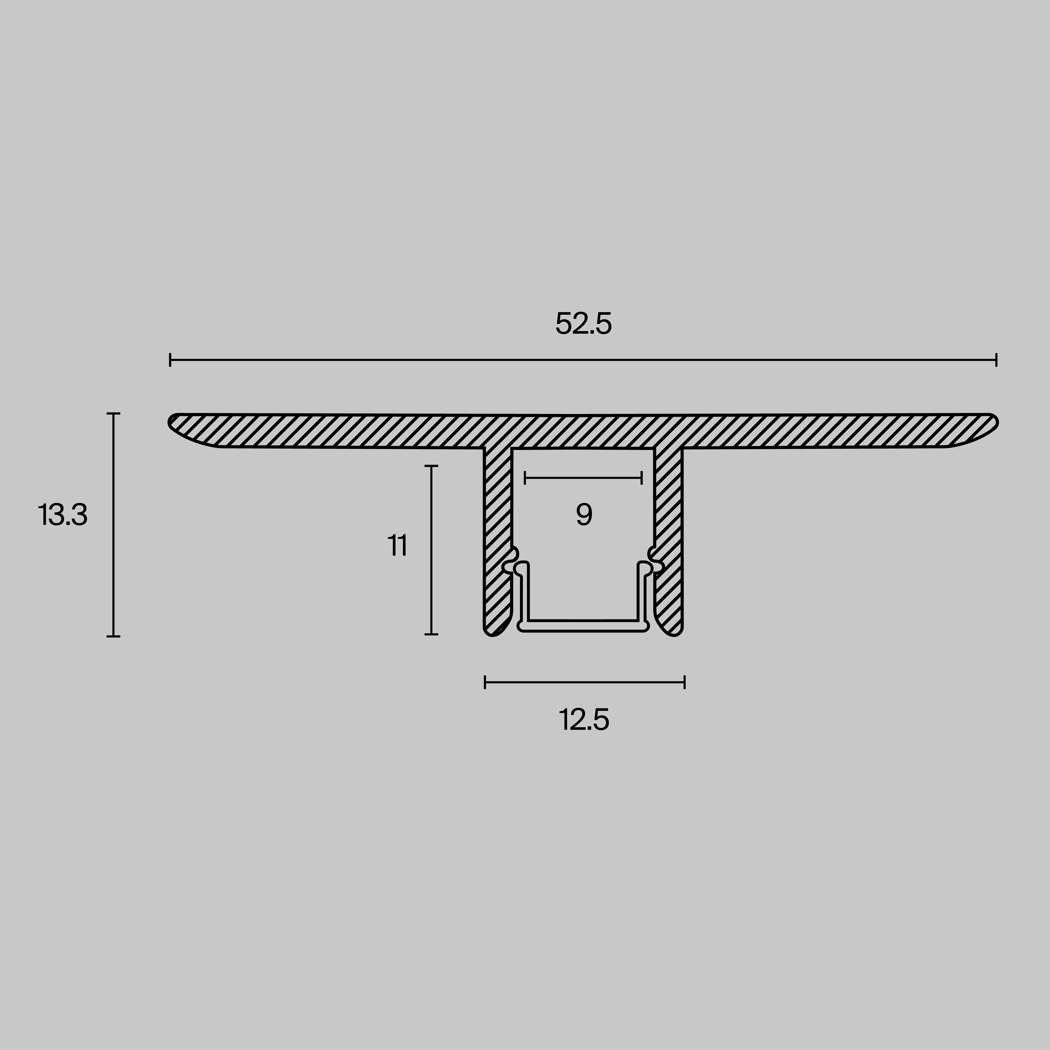картинка Профиль Led Strip ALM-5313B-S-2M