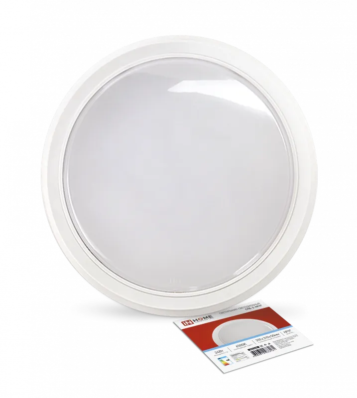 картинка Светильник светодиодный СПБ-2-КРУГ 24Вт 230В 6500К 1700Лм 310мм белый IN HOME