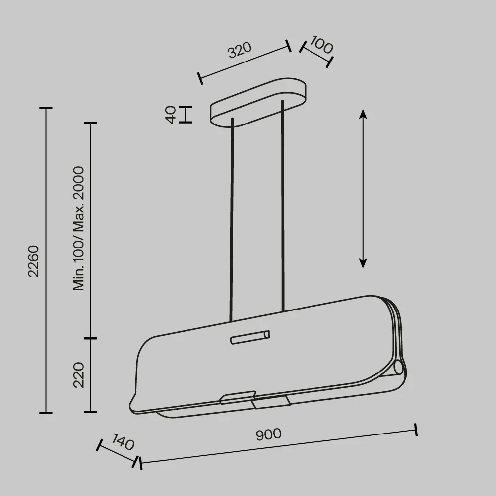 картинка Подвесной светильник Maytoni MOD408PL-L12B3K