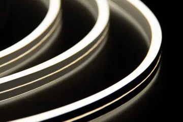 картинка Светодиодный гибкий Неон, 24В, двусторонний, 8х16 мм, белый